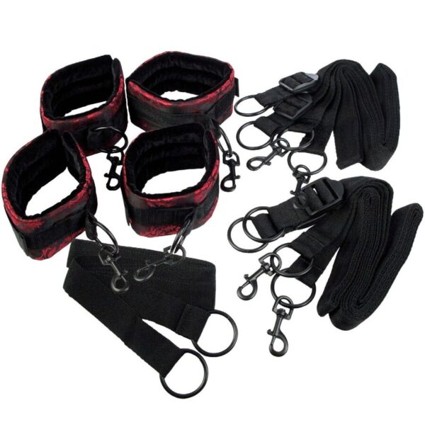 CALEXOTICS – SCANDAL CONJUNTO DE ABRAÇADEIRAS PARA CAMA